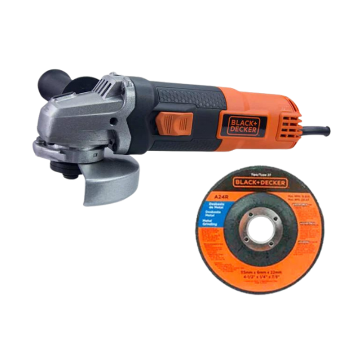 BLACK & DECKER IND5898/ 920W 4 1/2" BLACK+DECKER ANGLE GRINDER
