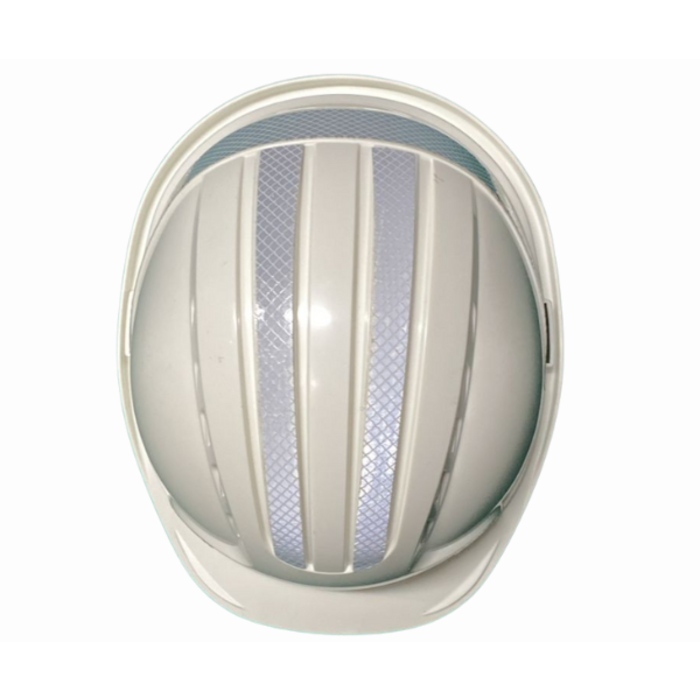 HAR9641//SAFETY HELMET WHITE COLOR WITH REFLECTOR