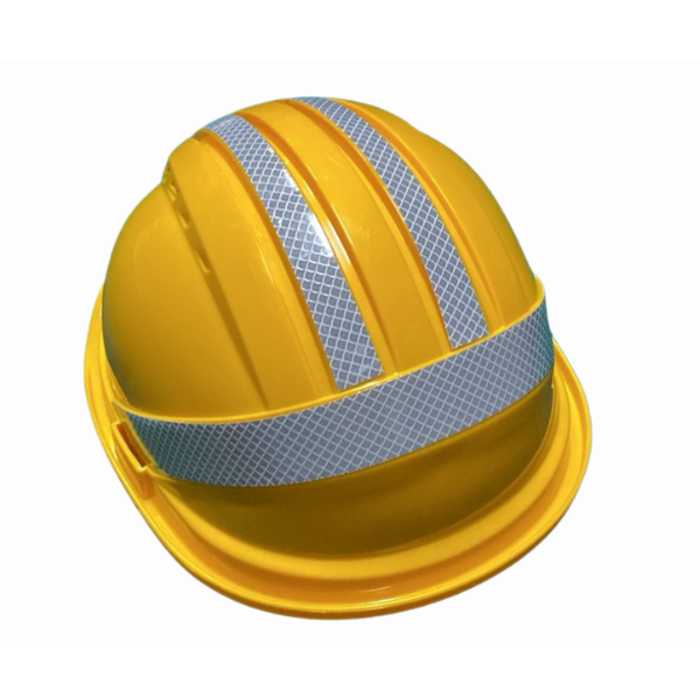 HAR9643//SAFETY HELMET YELLOW COLOR WITH REFLECTION