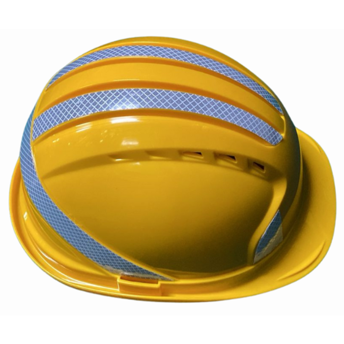 HAR9643//SAFETY HELMET YELLOW COLOR WITH REFLECTION