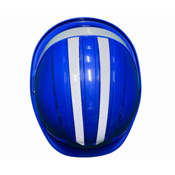 HAR9642//SAFETY HELMET BLUE COLOR WITH REFLECTOR