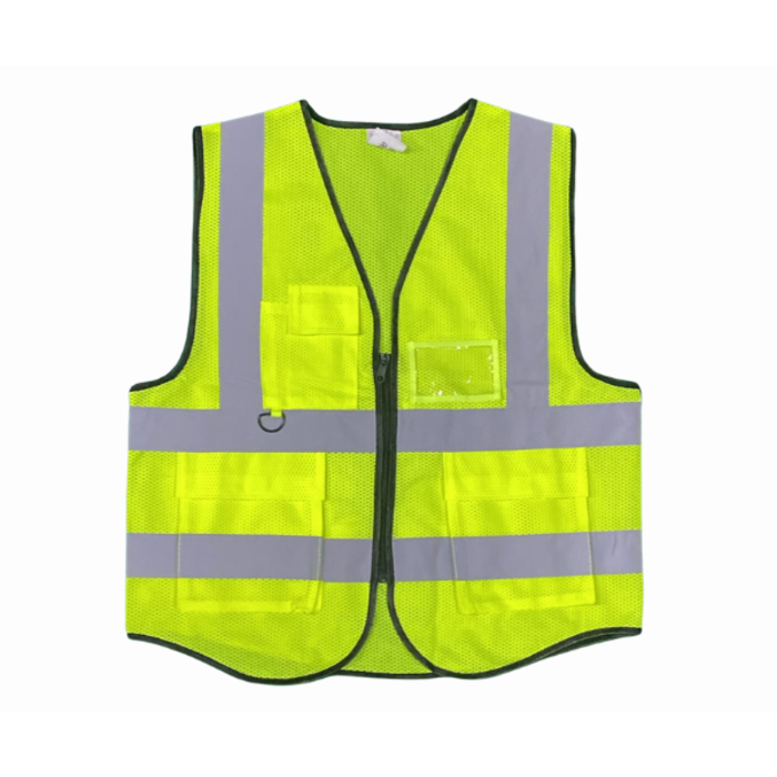 HAR9646//SAFETY VEST, LARGE SIZE WITH ZIP
