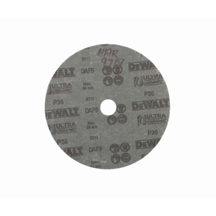 DEWALT HAR9719/FIBER DISC CERAMIC 36G 7X7/8 /PT# DAF90036D7