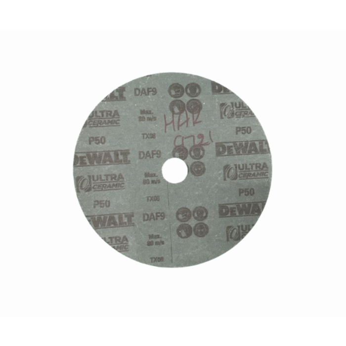 DEWALT HAR9721/FIBER DISC CERAMIC 50G 7X7/8 /PT#DAF90050D7