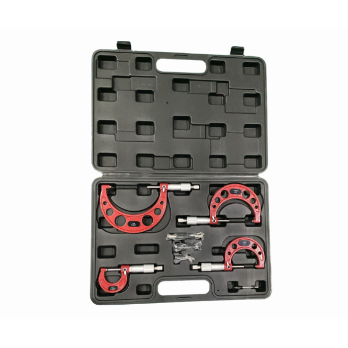 SANDOR HAR9701/PREMIUM MICROMETER SET 0-4" / 0.0001" (0-1"/1-2"/2-3"/3-4")
