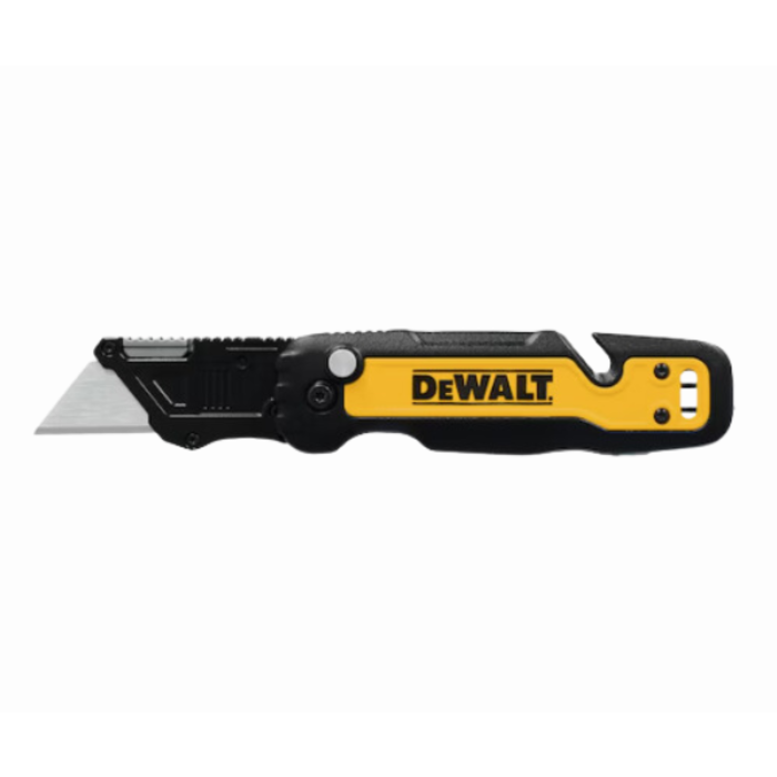 DEWALT HAR9740/ DW PUSH FLIP FOLDING UTILITY KNIFE W/BLADES #DWHT10992