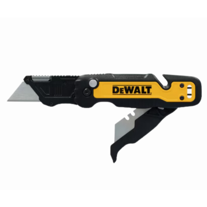 DEWALT HAR9740/ DW PUSH FLIP FOLDING UTILITY KNIFE W/BLADES #DWHT10992