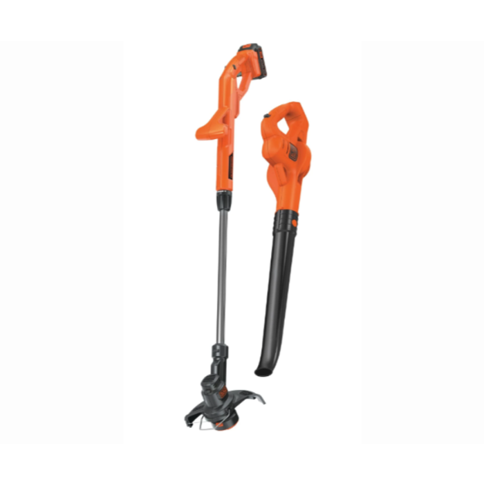 BLACK & DECKER IND5916/ 20V MAX 2 BATTERY-10" STRING TRIMMER & SURFACE SWEEPER COMBO KIT