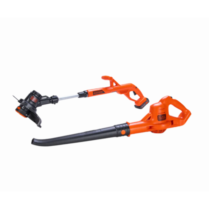 BLACK & DECKER IND5916/ 20V MAX 2 BATTERY-10" STRING TRIMMER & SURFACE SWEEPER COMBO KIT