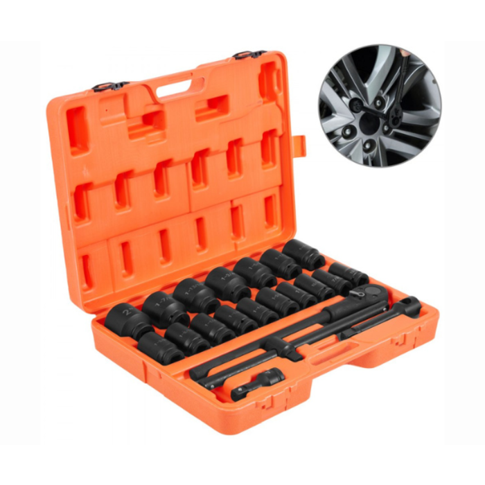 VEVOR HAR9738/ VEVOR IMPACT SOCKET SET 3/4 INCHES 22PCS