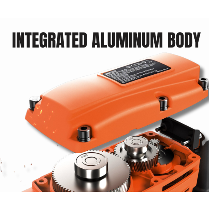 VEVOR IND5906/ DEMOLITION JACK HAMMER CONCRETE BREAKER 2200W 6 CHISEL BIT BLK