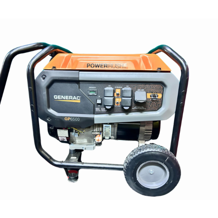 GENERAC IND4232 GENERATOR/GENERAC 6500WATTS GP6500 RECOIL START ONLY 110/220VOLTS 7672
