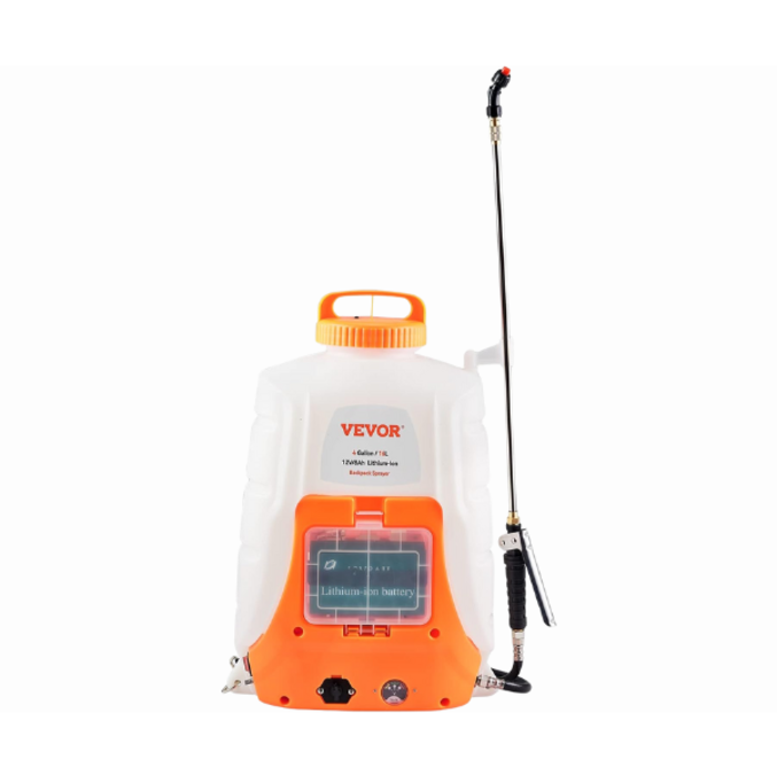 VEVOR IND5909/ VEVOR  BATTERY POWERED BACKPACK SPRAYER 4 GALTANK 0-90 PSI 12V-8AMP