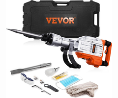 VEVOR IND5910/ VEVOR DEM JACK HAMMER CONCRETE BREAKER 3500W ELECTRIC  2 CHISEL BITS