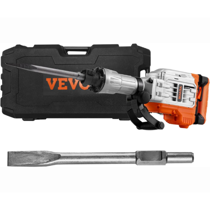 VEVOR IND5910/ VEVOR DEM JACK HAMMER CONCRETE BREAKER 3500W ELECTRIC 2 CHISEL BITS
