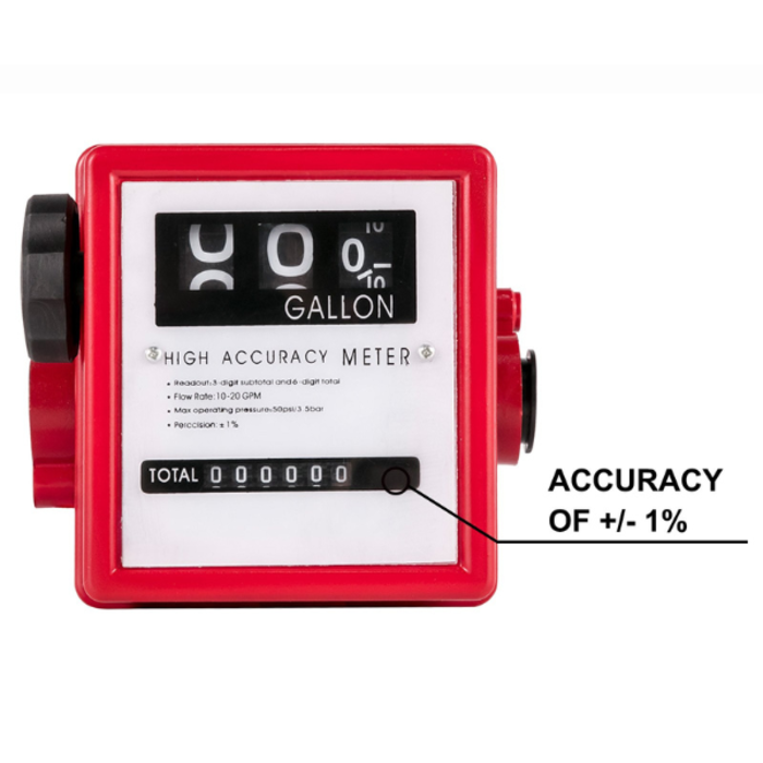 VEVOR IND5882//VEVOR MECHANICAL FUEL METER 20 GPM FUEL FLOW