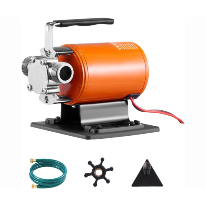 VEVOR IND5885//VEVOR WATER TRANSFER PUMP 12V #ZX50012  1/10HP 13AMP