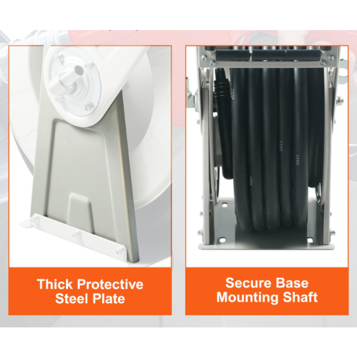 VEVOR IND5887//VEVOR FUEL HOSE REEL, 3/4" x 50' 300PSI