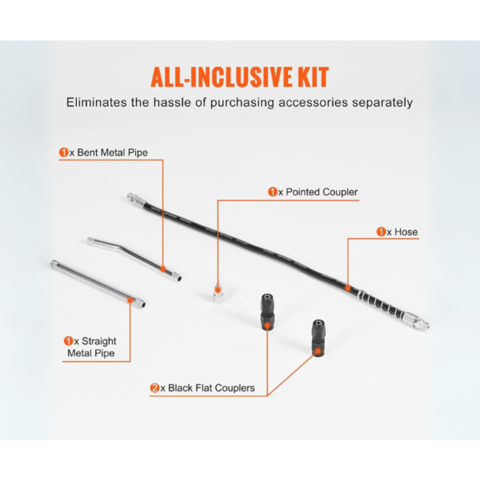 VEVOR HAR9181/VEVOR GREASE GUN 10000PSI HEAVY DUTY