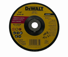DEWALT HAR9621//7''-1/4''-7/8'' METAL GRINDING DISC GP BULK//DW4714F