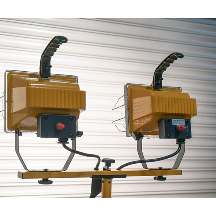 ELE9326 TWIN HEAD HALOGEN LAMP--WNR