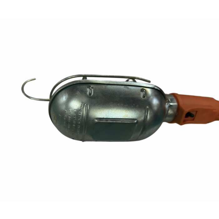 ELE9044 MEDIUM DUTY METAL GUARD WORK LIGHT WITH 1 FT CORD AND POLARIZED PLUG