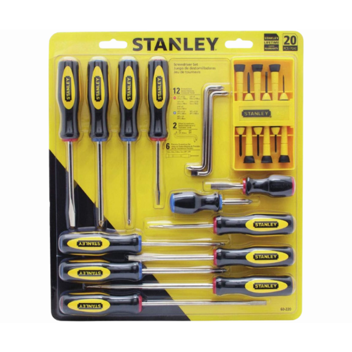 STANLEY HAR8214 SCREWDRIVER 20PCS STANLEY STMT60220-LA