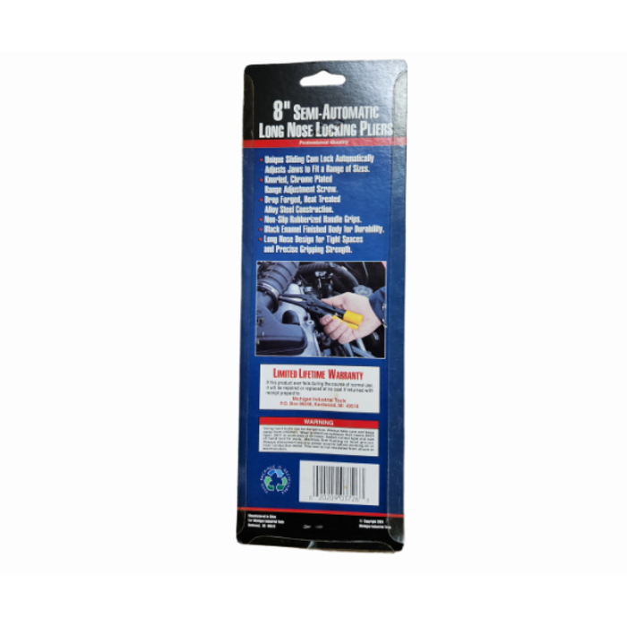 HAR7426 PLIERS/LONG NOSE LOCKING 8''--WNR