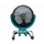 ELE6536 CORDLESS FAN WITH TWO BATTERIES