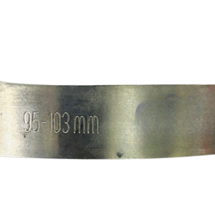 HAR3258 4" STEEL ZINC CLAMPS/HOSE T-BOLT 95-103MM--100PC PER BOX