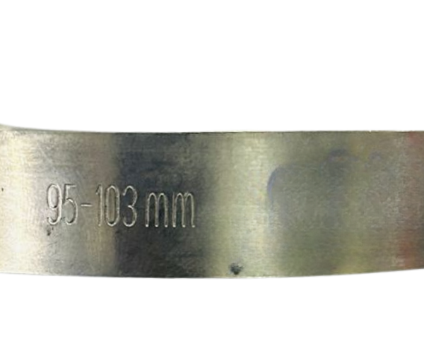 HAR3258 4" STEEL ZINC CLAMPS/HOSE T-BOLT 95-103MM--100PC PER BOX
