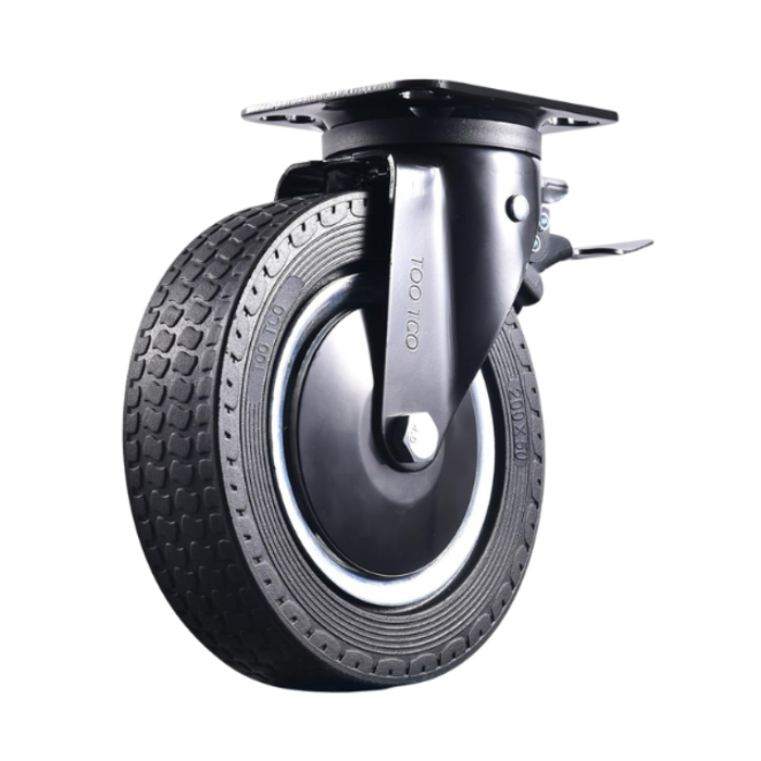 RIDGID HAR3543 WHEEL/RUBBER CASTER -RIGID 8" CAS-F8L