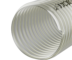HAR7595 HOSE/STEEL WIRE 6" PVC SUCTION HOSE 64FT PER ROLL-SOLD BY 10FT AND ABOVE