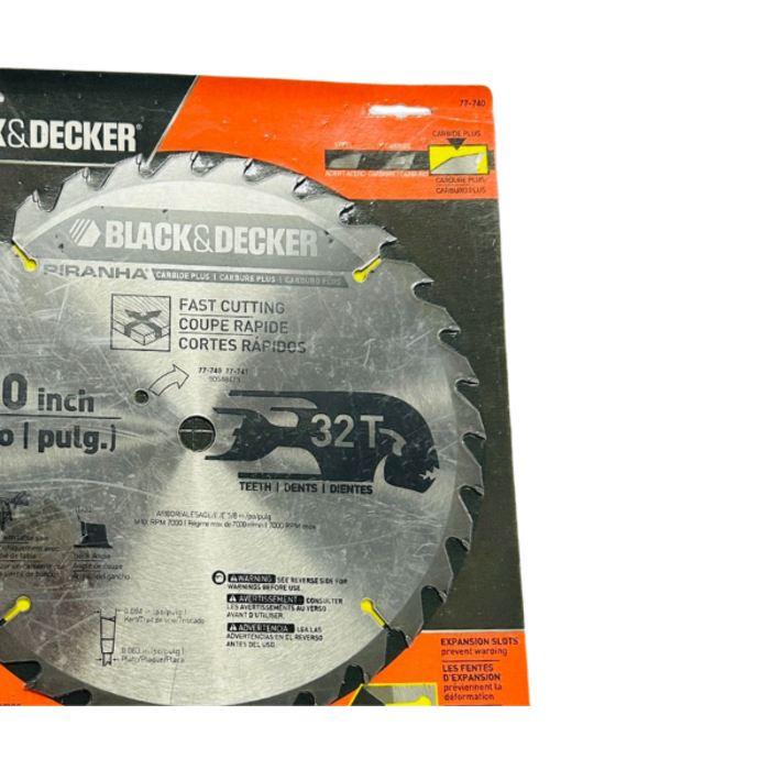 BLACK & DECKER HAR2086 BLADE/CARBIDE TIPPED 10"