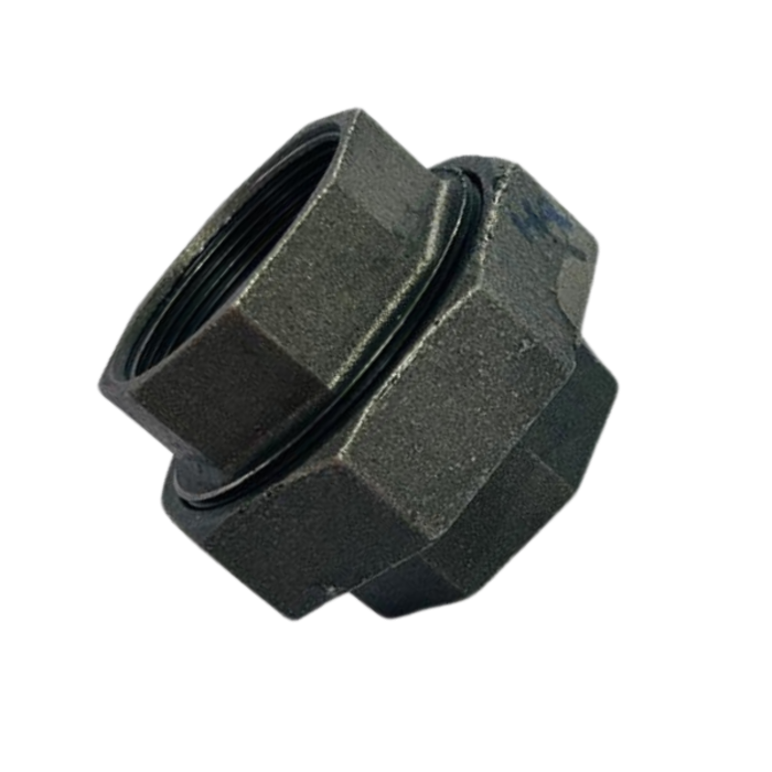 HAR2240 2" CONICAL UNION- BLACK IRON TO IRON SEAT