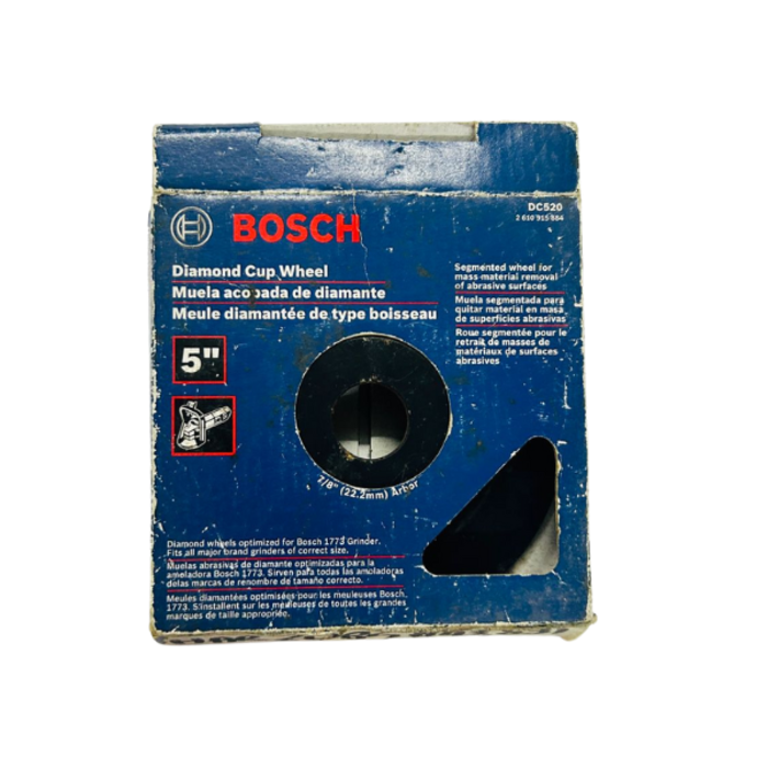 BOSCH HAR2085 WHEEL/DIAMOND CUP 5" BOSCH