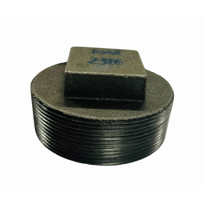 HAR2310 PLAIN PLUG-4" BLACK IRON