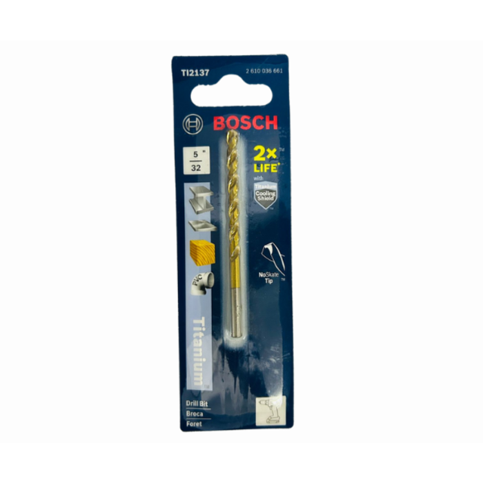 BOSCH HAR1215 TITANIUM COATED DRILL BIT 5/32''