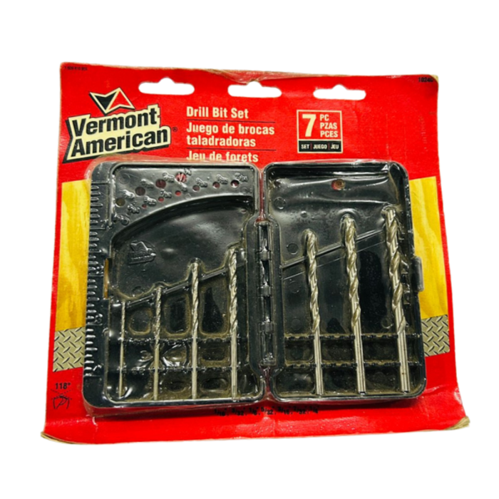 VERMONT AMERICAN HAR 1368 7 PCS DRILL BIT SET VERMONT AMERICA 1024