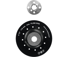 BOSCH HAR1298 BACKING PAD WITH NUT 4 1/2'' #MG0450 13000RPM 5/8''+11 SPINDLE