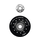 HAR1298 BACKING PAD WITH NUT 4 1/2'' #MG0450 13000RPM 5/8''+11 SPINDLE