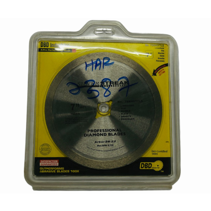 HAR2387 BLADE/CUTTING -WET 7" WHD