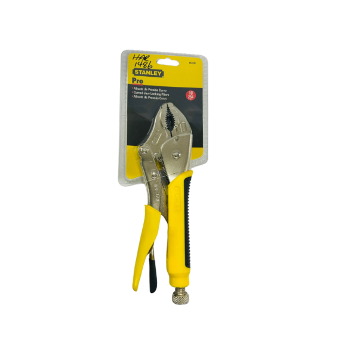 STANLEY HAR1486 CURVED JAW LOCKING PLIERS 10" #951B-84-378