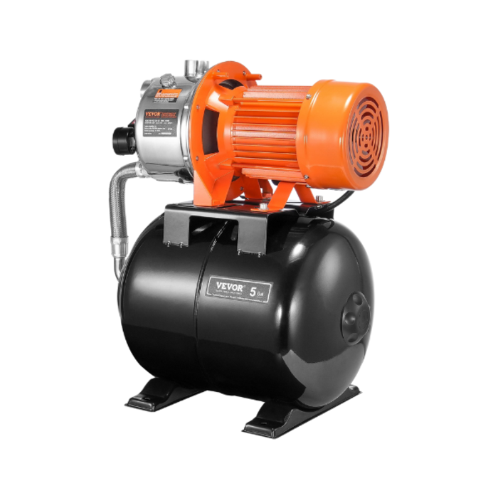 VEVOR IND5930/VEVOR 1.6 HP AUTOMATIC PRESSURE PUMP 1320 GPH NSF
