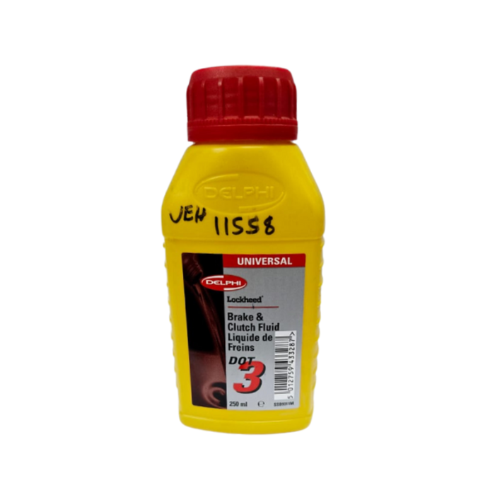 VEH11558 BRAKE FLUID LOCKHEED 250ML DOT 3