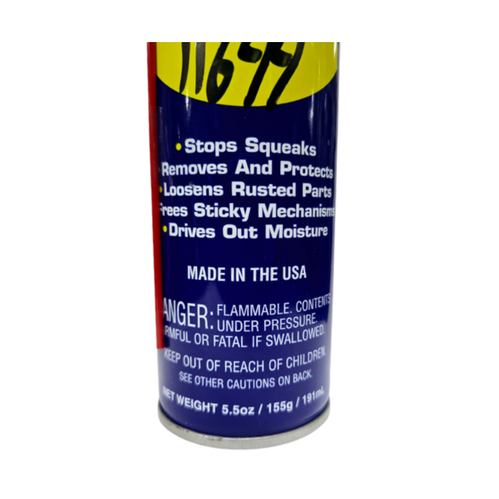 VEH11699 WD40 5.5 OZ (TIN) WD-4055