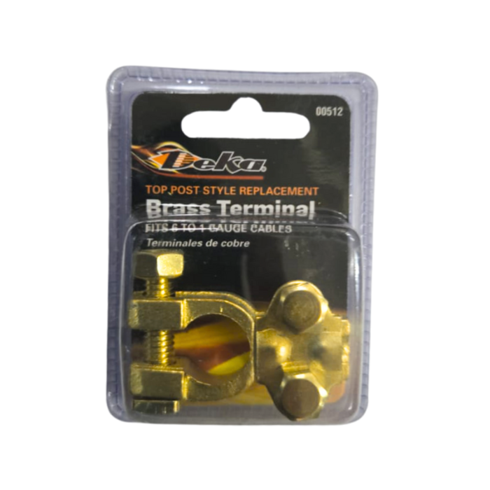 DEKA VEH11810 LUG/BATTERY -BRASS # 00512
