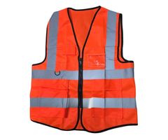 HAR9745/ VEST/SAFETY ORANGE LARGE