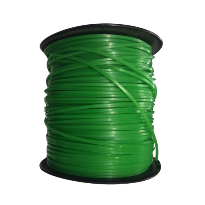 VEH13025 LINE/TRIMMER GREEN-SQUARE 500FT PER ROLL