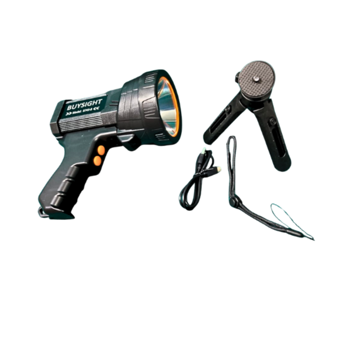 BUYSIGHT VEH24599/BUYSIGHT RECHARGEABLE SPOTLIGHT, FLASHLIGHT 1000,000 LUMENS#B743-B